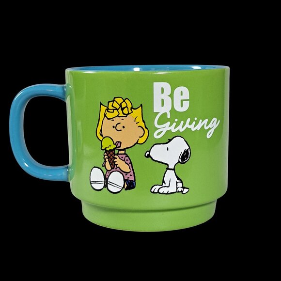 Be Giving - Peanuts Snoopy & Sally with Ice Cream 14oz Ceramic Mug - Picture 7 of 11
